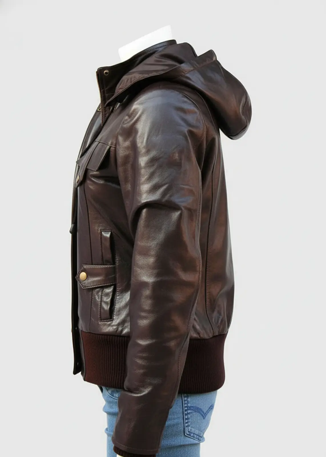 womens-brown-leather-jacket-detachable-hood