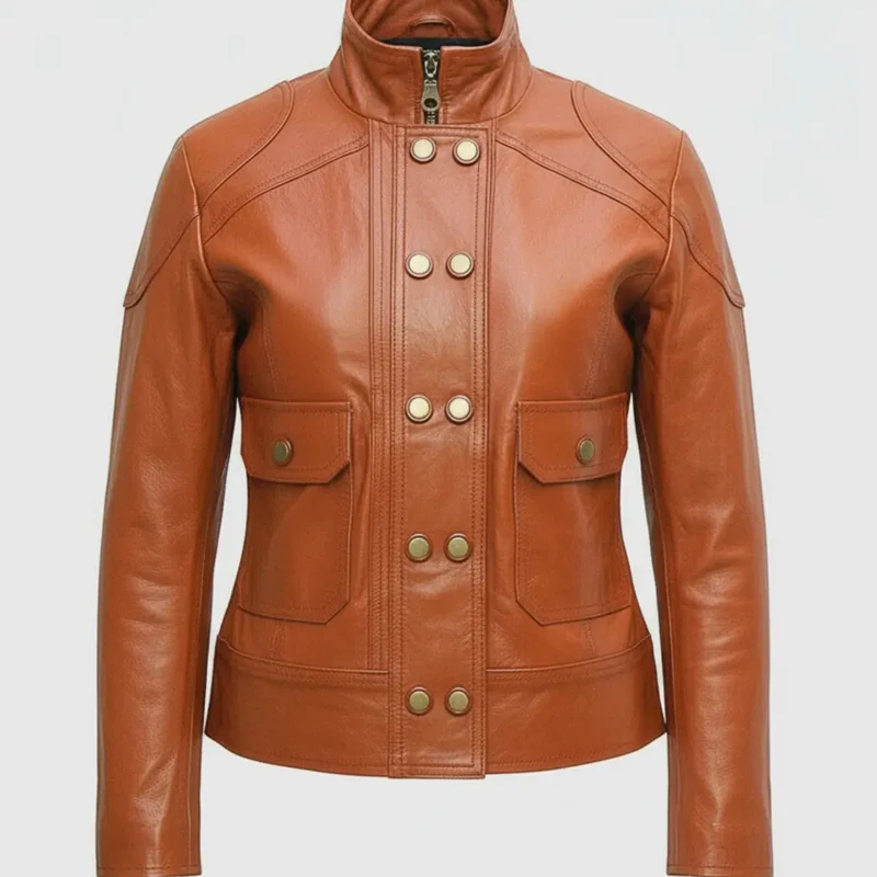 womens-tan-vintage-leather-jacket