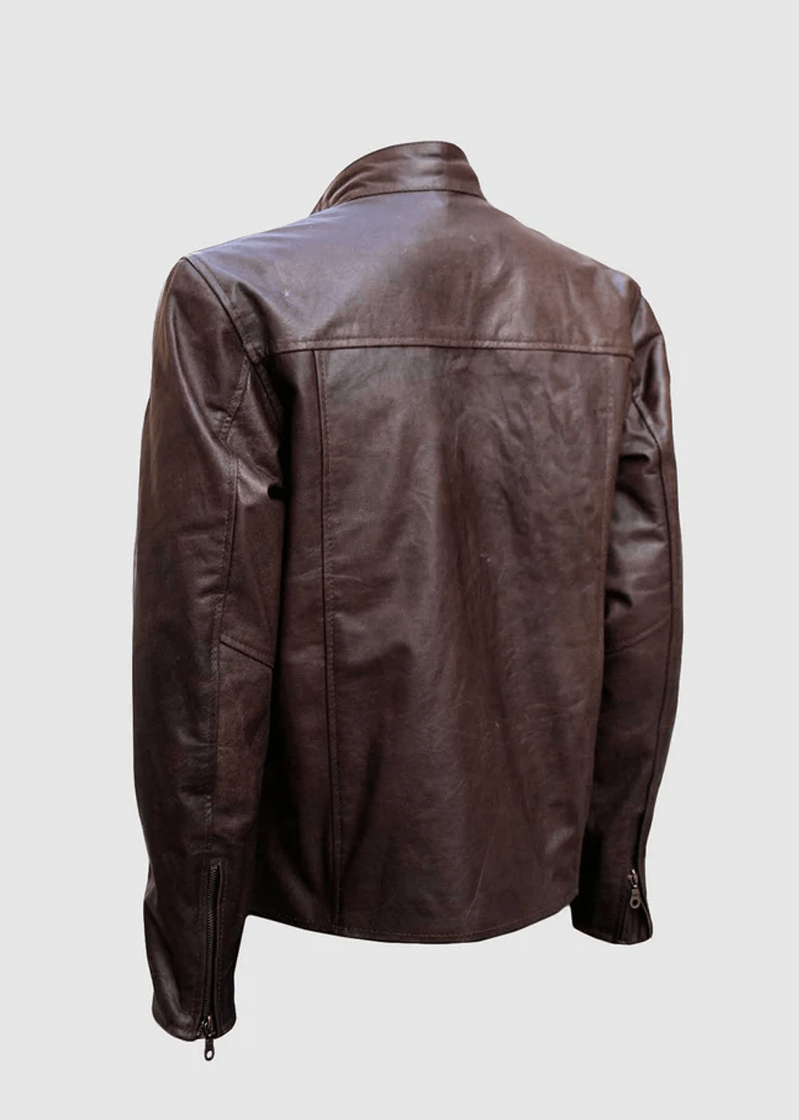 Men’s Dark Brown Bomber Jacket