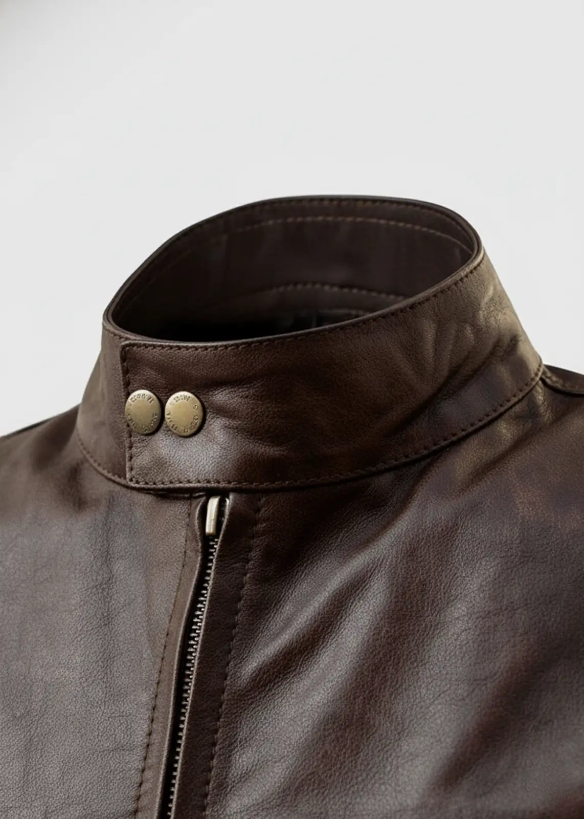 Men’s Dark Brown Bomber Jacket