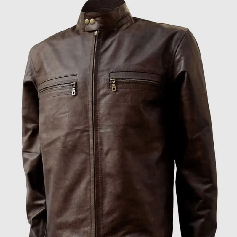 mens-dark-brown-bomber-jacket