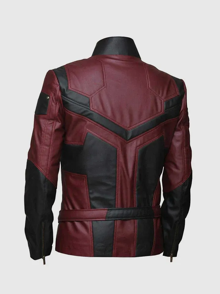 Marvel’s Daredevil Red & Black Leather Jacket