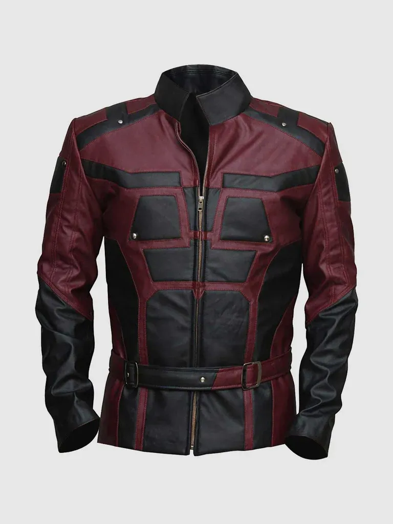 Marvel’s Daredevil Red & Black Leather Jacket