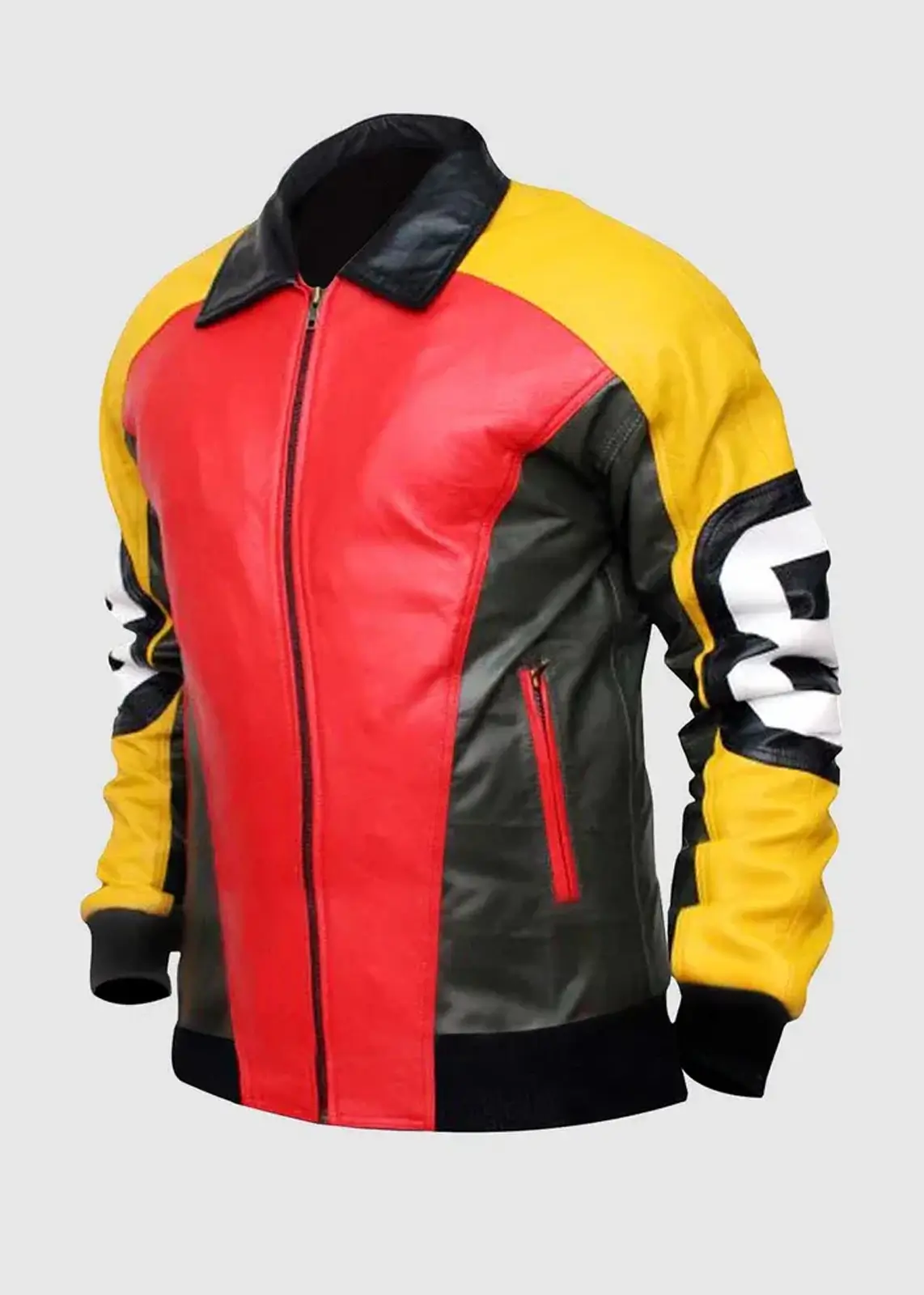 8 Ball Bomber Leather Jacket – Seinfeld Puddy