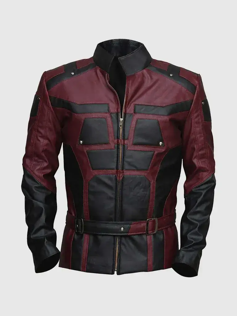 Marvel’s Daredevil Red & Black Leather Jacket