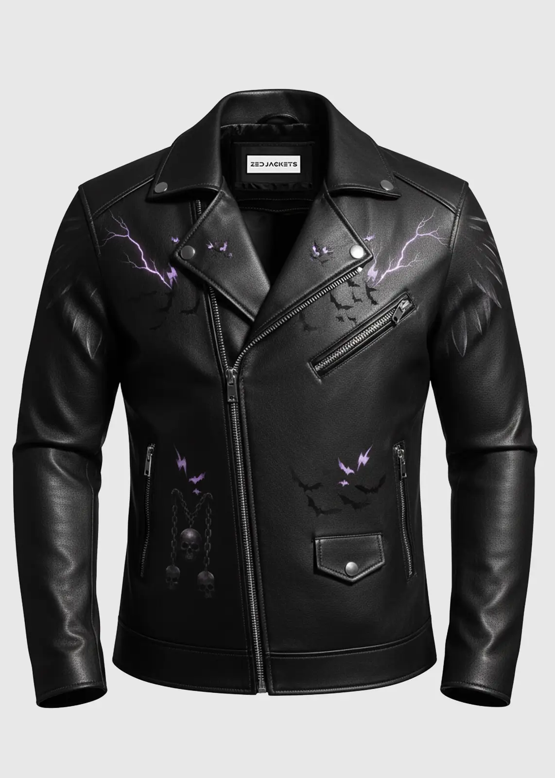 Raven of the Abyss Leather Jacket