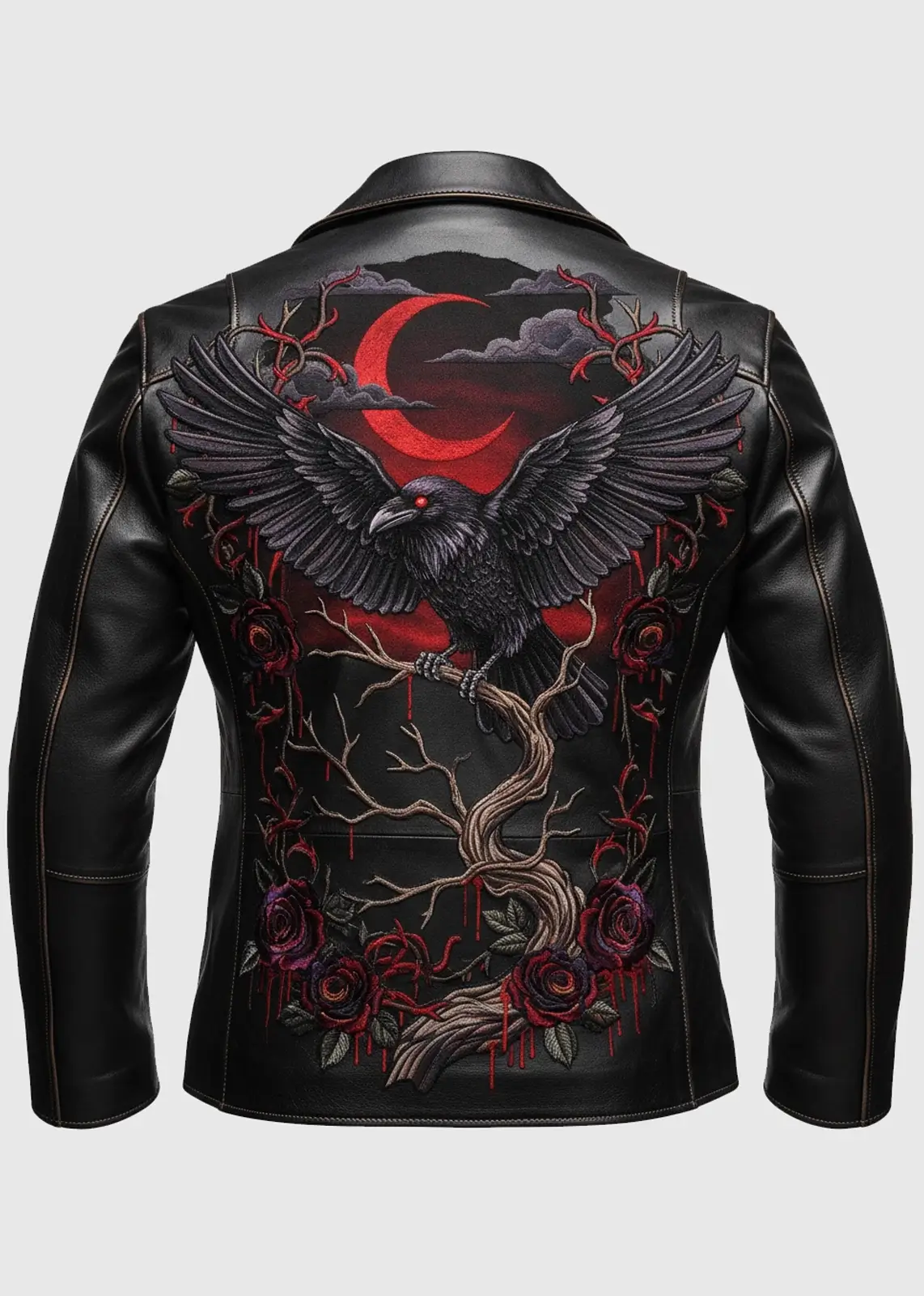 Raven Moon Leather Jacket