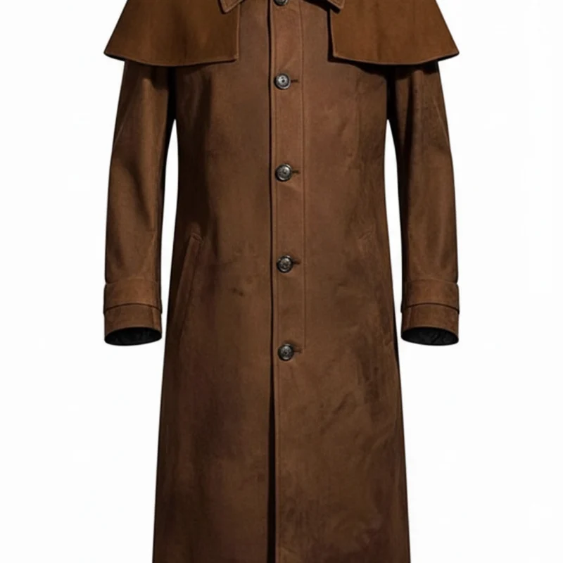 A7 Suede Plain Coat front