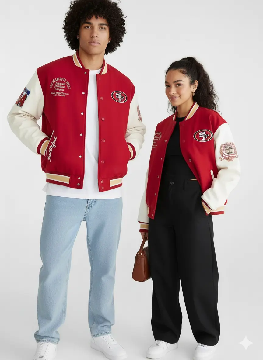 San Francisco 49ers Varsity Bomber Jacket