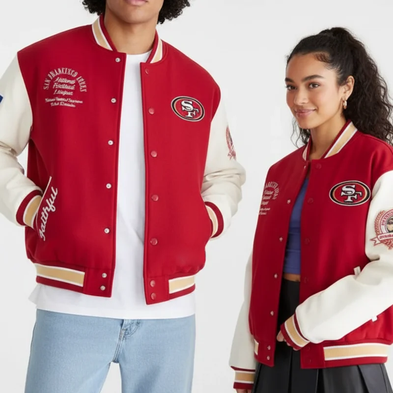 San Francisco 49ers Varsity Bomber Jacket