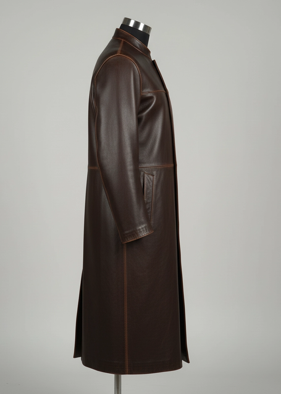 The Nomad–Dark Brown Duster Coat