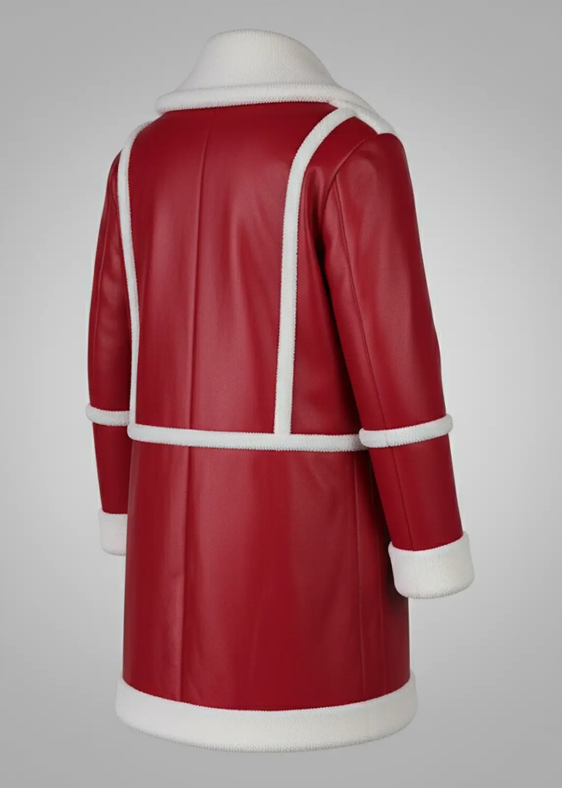 santa-claus-inspired-red-leather-coat