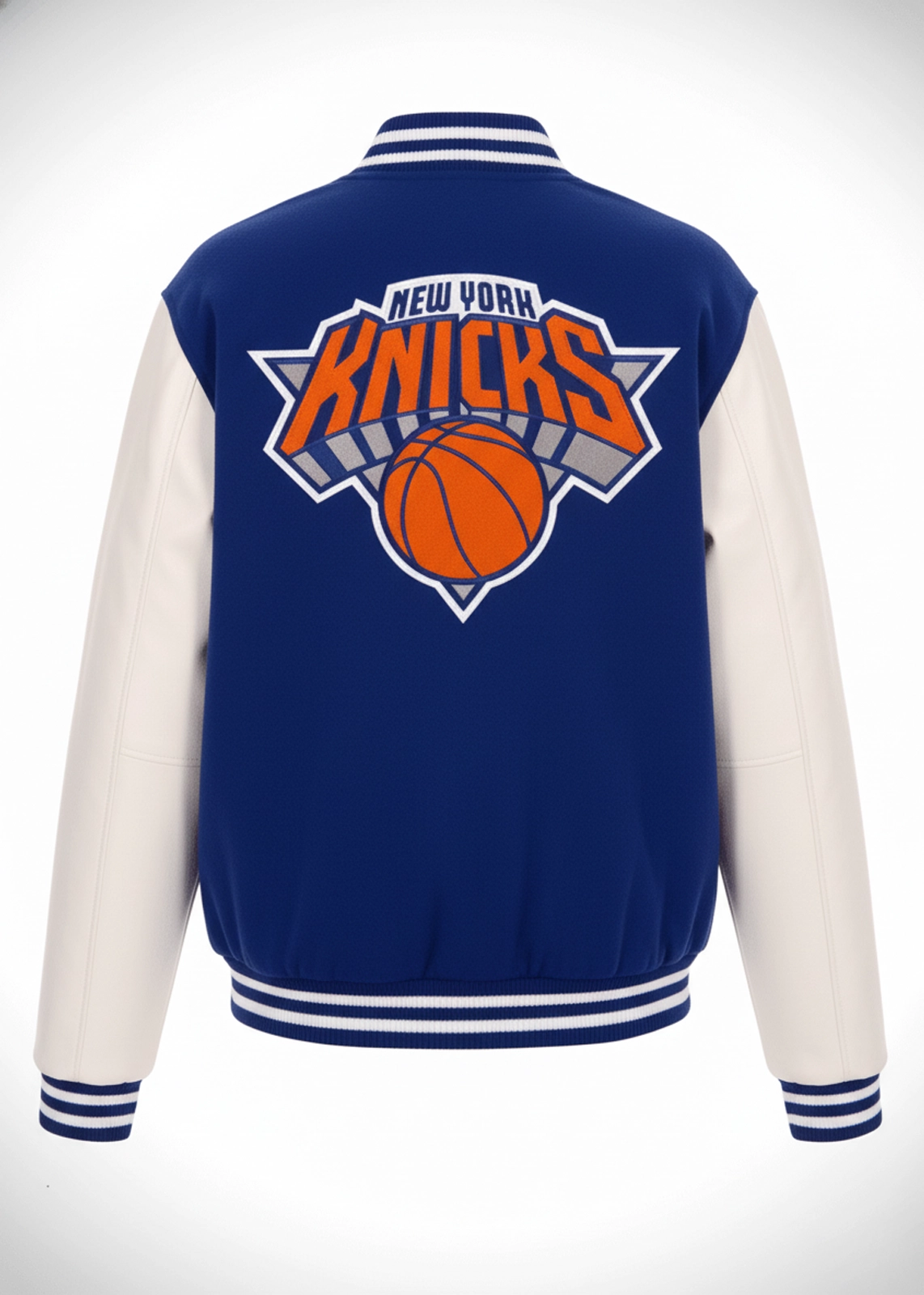 New York Knicks Blue Varsity Jacket