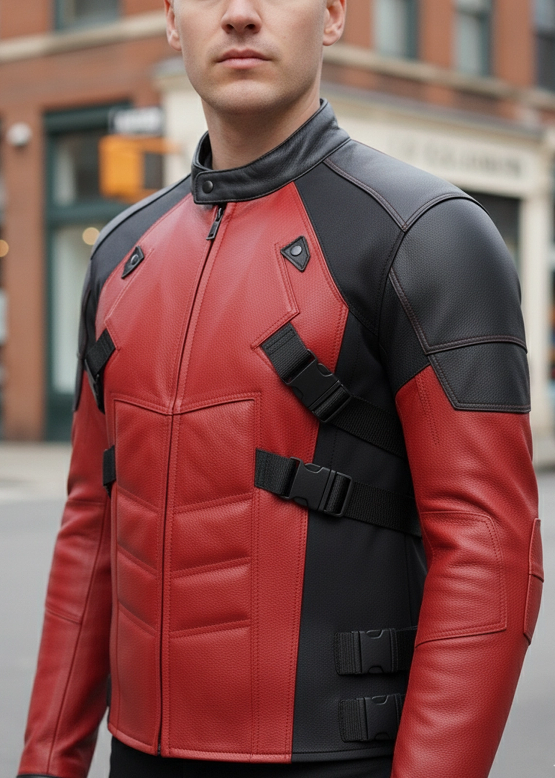 Wade Wilson Deadpool Leather Jacket