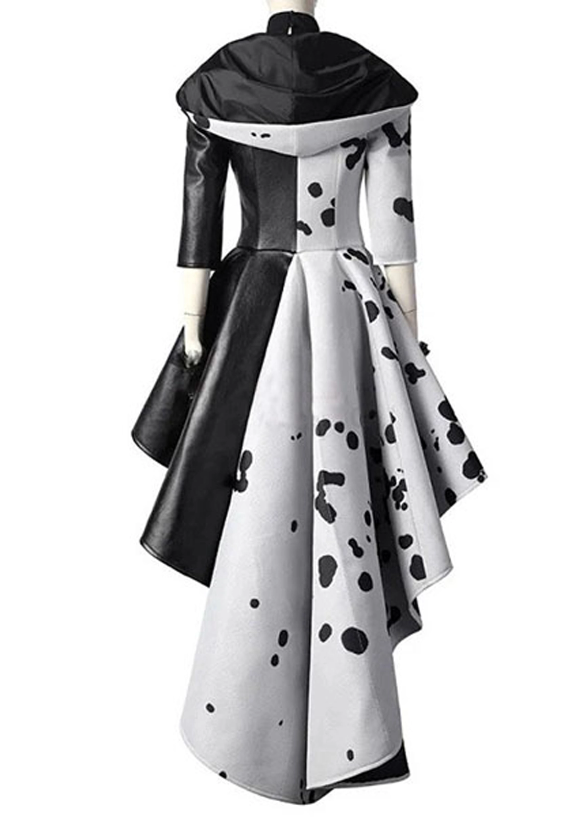 Cruella Black & White Coat – Dalmation Inspired Design
