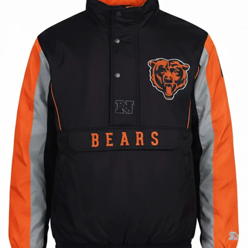 mens-chicago-bears-starter-gridiron-jacket