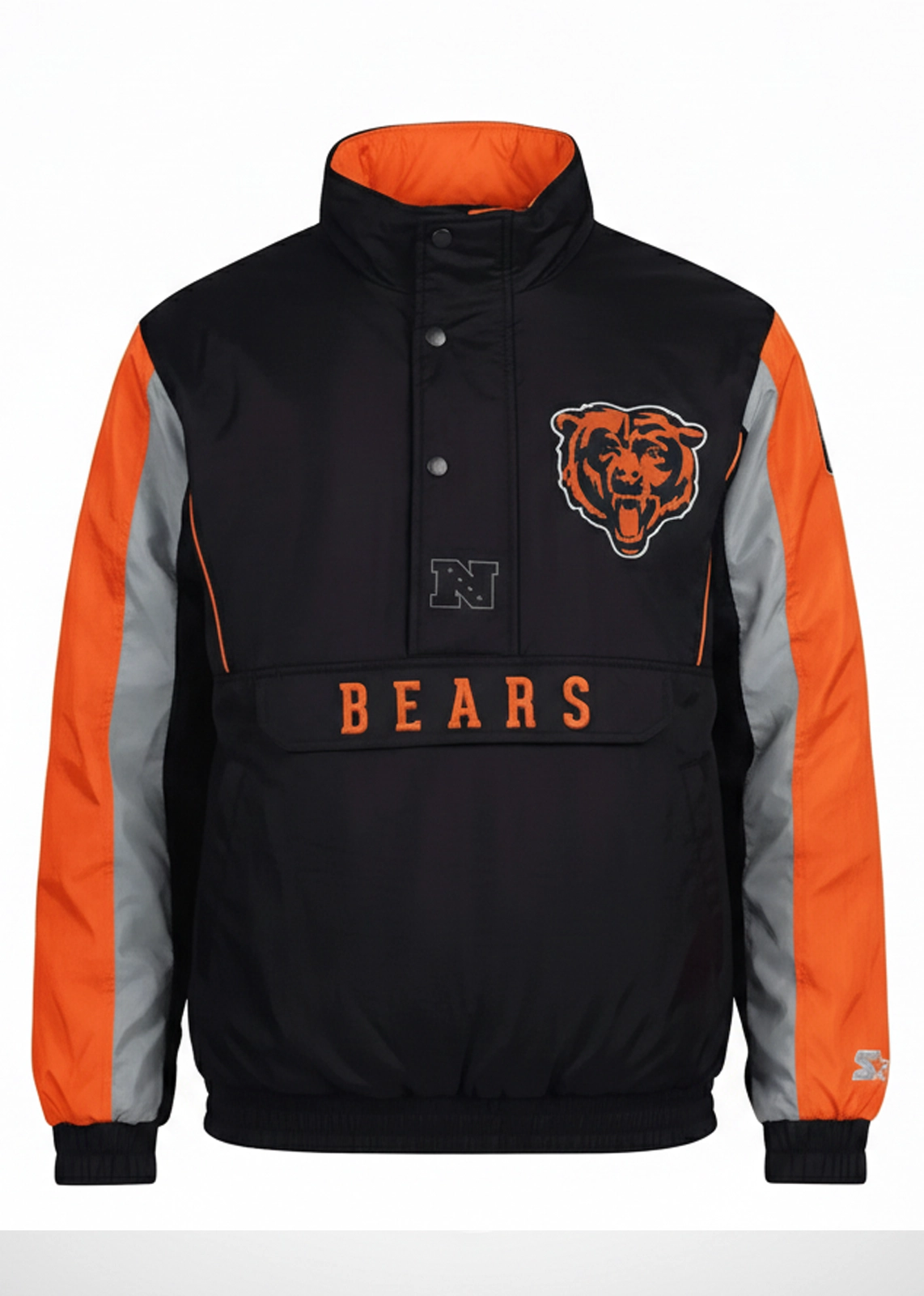 Men’s Starter Black Chicago Bears Thursday Night Gridiron Jacket