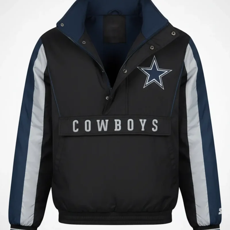 nfl-starter-black-dallas-cowboys-gridiron-jacket