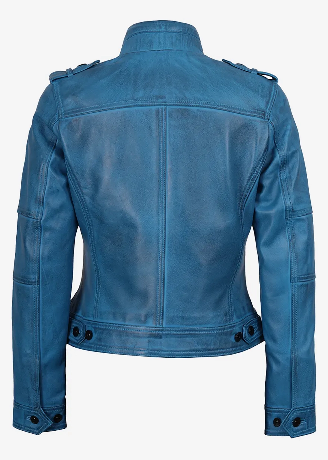 womens-blue-leather-biker-jacket