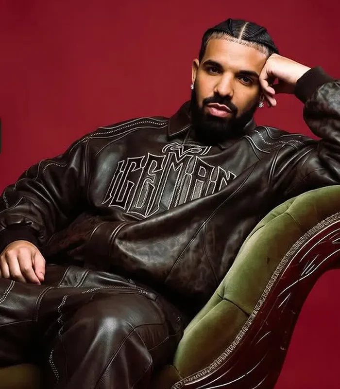 Drake Brown Leather Iceman Jacket 2026