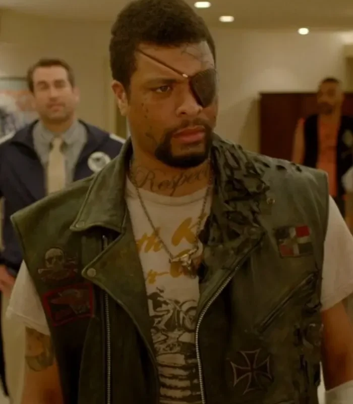 Domingo Leather Vest from 21 Jump Street