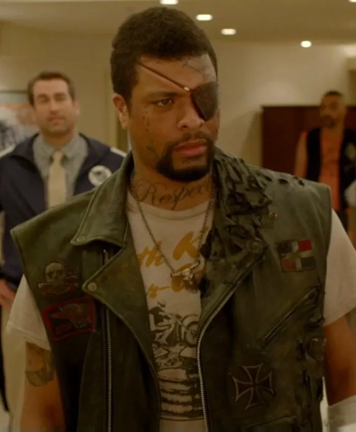 Domingo Leather Vest from 21 Jump Street