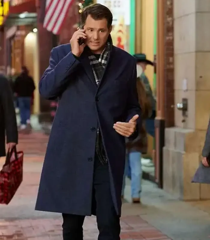 Kristoffer Polaha Blue Coat from A Grand Ole Opry Christmas