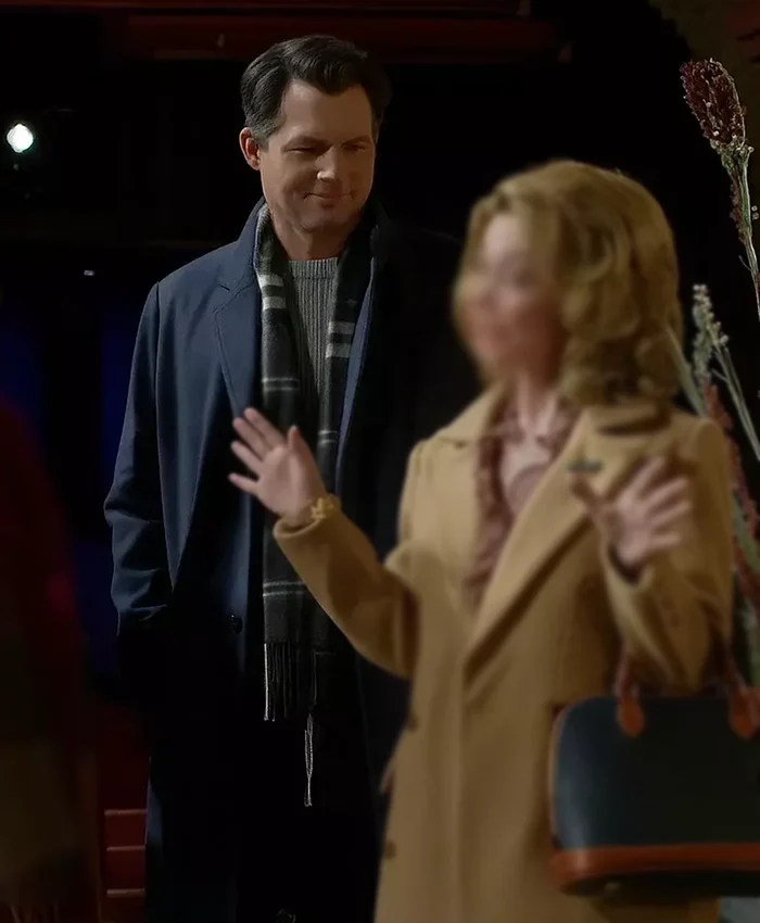 Kristoffer Polaha Blue Coat from A Grand Ole Opry Christmas