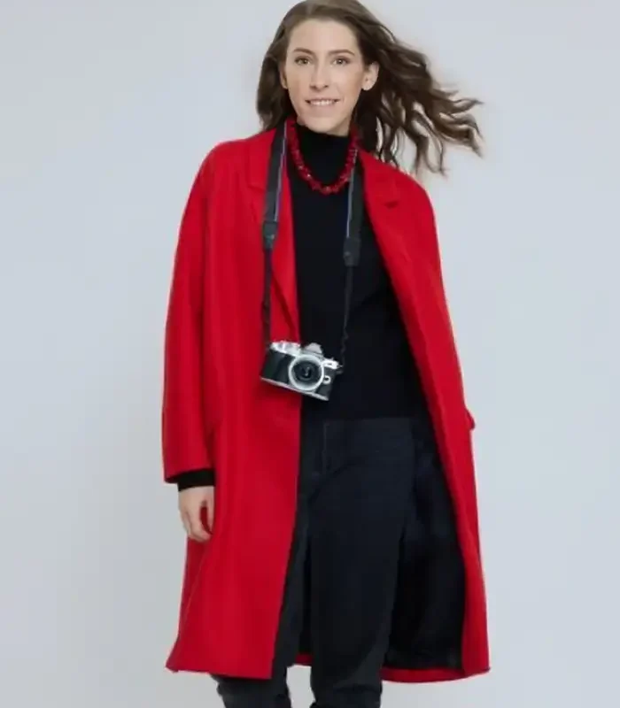Jill Winternitz Red Coat A Keller Christmas Vacation