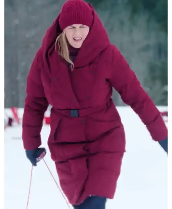 Alicia Silverstone Puffer Hooded Coat A Merry Little Ex-Mas