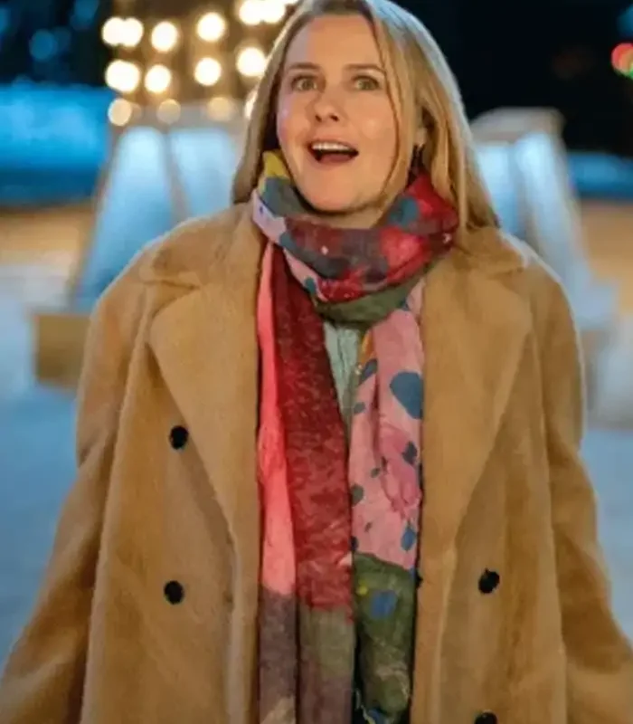 Alicia Silverstone Teddy Coat A Merry Little Ex-Mas