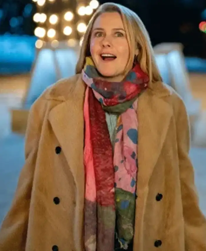 Alicia Silverstone Teddy Coat A Merry Little Ex-Mas