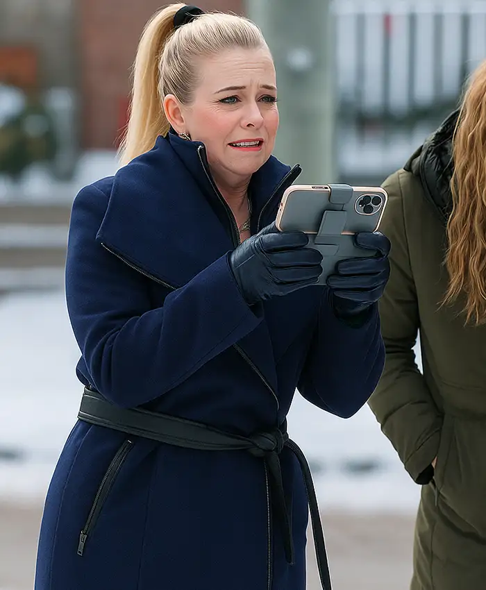 Melissa Joan Hart Blue Coat from A Merry Little Ex-Mas