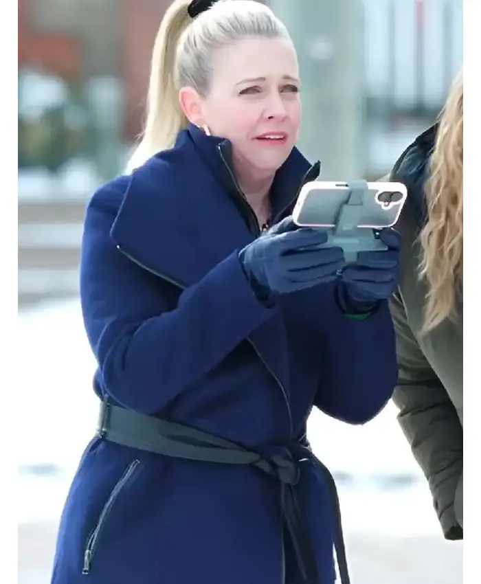 Melissa Joan Hart Blue Coat from A Merry Little Ex-Mas