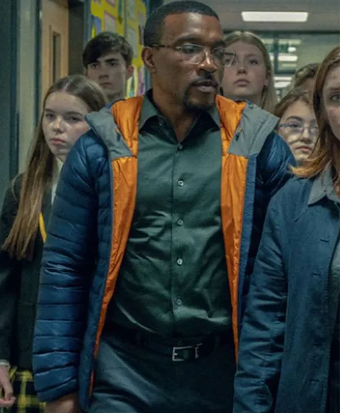 Blue Puffer Jacket Ashley Walters Adolescence S01
