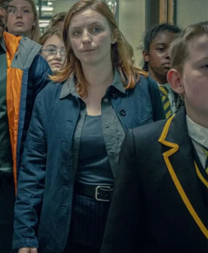 Blue Cotton Adolescence S01 Faye Marsay Jacket