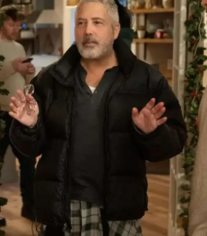 A Merry Little Ex-Mas Puffer Jacket by Steve Carr