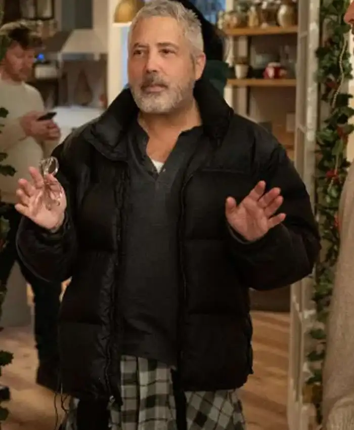 A Merry Little Ex-Mas Puffer Jacket by Steve Carr