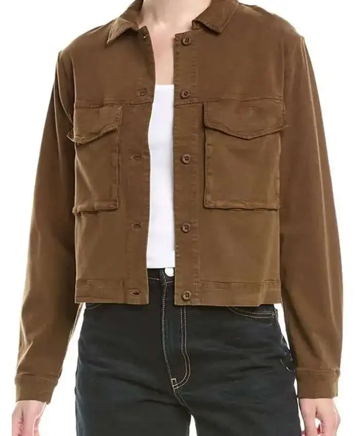 Lia Irvine All Her Fault Brown Jacket