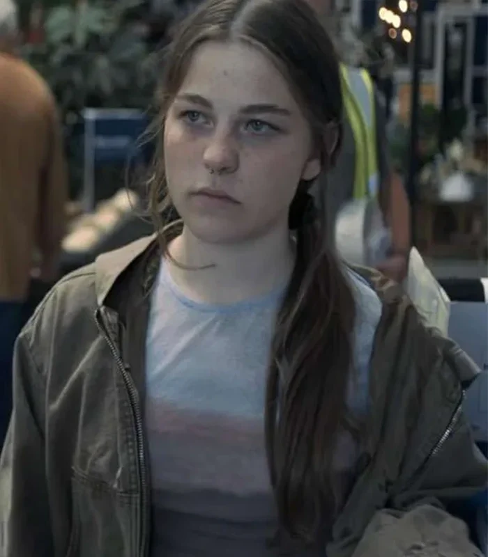 Adolescence S01 Amelie Pease Brown Jacket