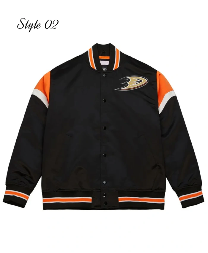 Anaheim Ducks Heavyweight Satin Jacket