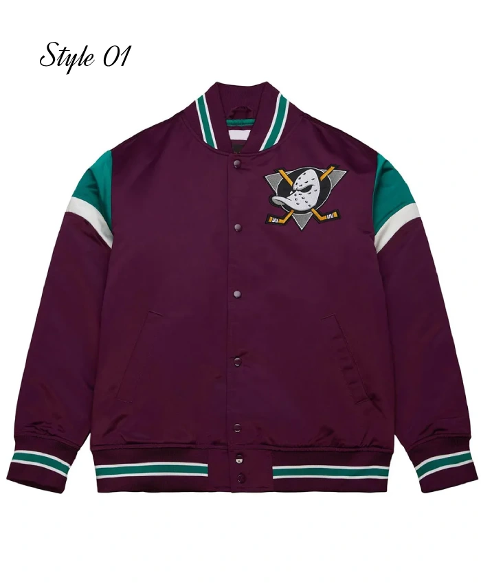 Anaheim Ducks Heavyweight Satin Jacket
