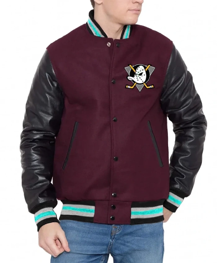 Anaheim Ducks Mighty Varsity Jacket