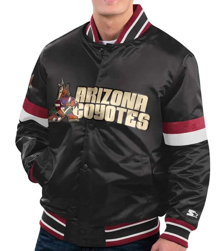 Arizona Coyotes Home Game Black Jacket