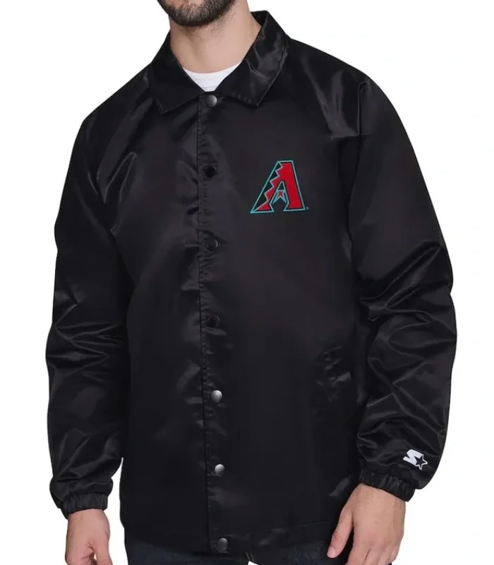 Arizona Diamondbacks Retro Logo Coaches Jacket