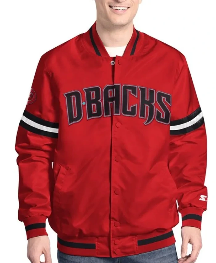 Arizona Diamondbacks Scout Varsity Satin Jacket