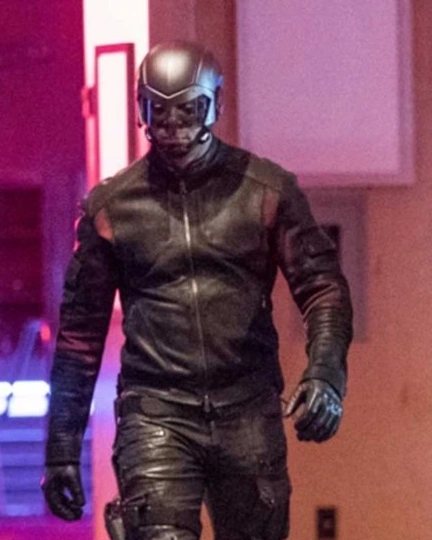 Arrow S06 John Diggle Padded Leather Jacket