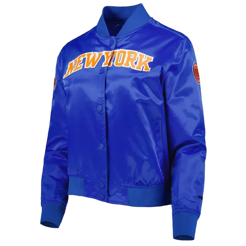 NY Knicks Royal Satin Classics Jacket