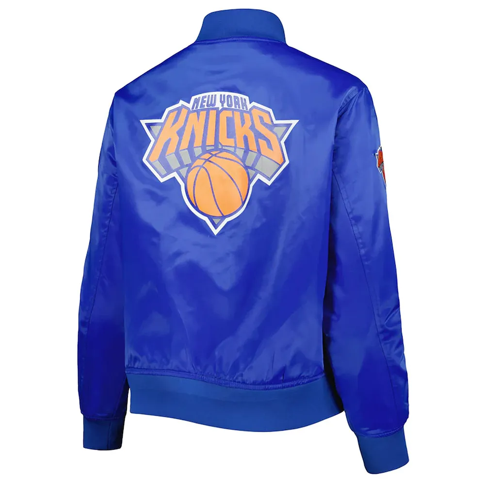 NY Knicks Royal Satin Classics Jacket
