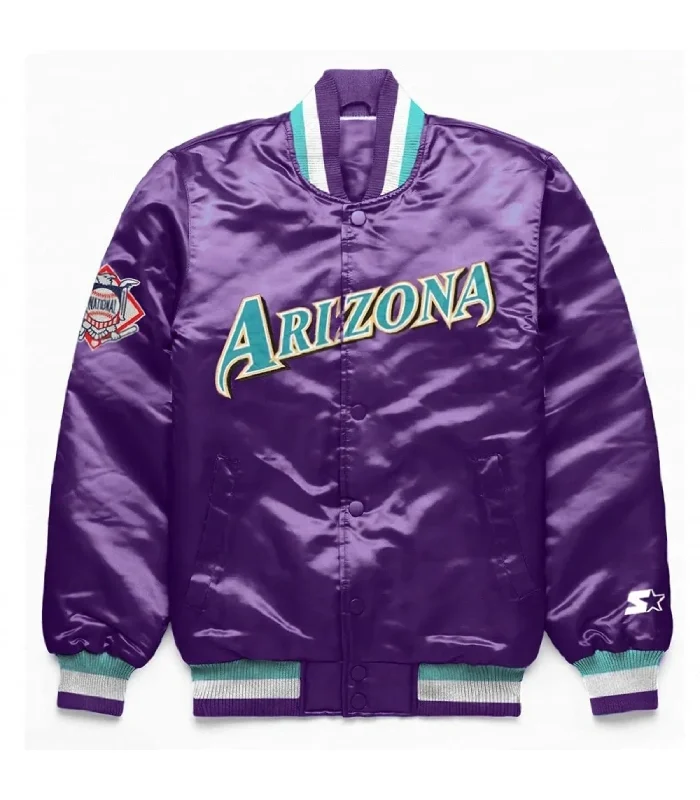 Arizona Diamondbacks Purple Satin Exclusive Jacket
